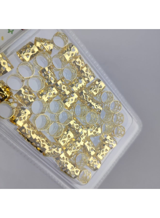Gold Hair Rings Accessories – Elegant Design & High-Quality Material - Image 2